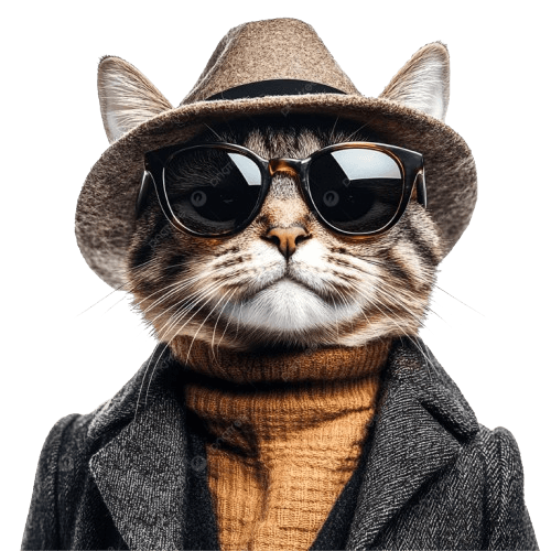 Gato estiloso